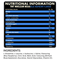 NXT Nutrition BCAA, Glutamine & Vitamin D | BCAAs Amino Acids with Vitamin D3 and L-Glutamine - for Recovery, Gut Health and Muscle Protein Synthesis | 360g - 30 Servings (Blue Raspberry)