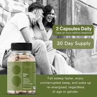 Paused Menopausal Sleep Aid - 60 Capsules | All-In-One Formula, Magnesium, Herbal Extracts | Menopause & Perimenopause Relief | Faster Sleep & Morning Rejuvenation | Achieve Restful, Refreshing Nights