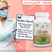Ayushya Karneem (Karela Neem) Capsule, 60 Capsules, Natural, (Pack of 1)