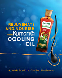 Kumarika Revitalize Cooling Oil 200ml: Noursishes, relaxes and cools with 100% Natural extracts, message and remove the stress with cooling relaxation
