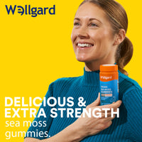 Wellgard Vegan Sea Moss Gummies, Formulated for Immunity with Iodine, Vitamin D3, Vitamin C, 60 Gummies