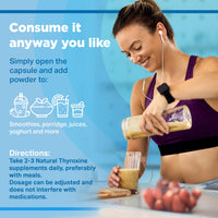 STRENGTH & SPICES100% Natural Vegan Food Supplements Strength & Spices Natural Thyroxine, Thyroid Supplement for Better Mood and Energy, Hormone Balance for Women and Men, Rich in Maca Root, Kelp, Ashwagandha and Brazil Nuts, 1000mg, 60 Capsules, Refill