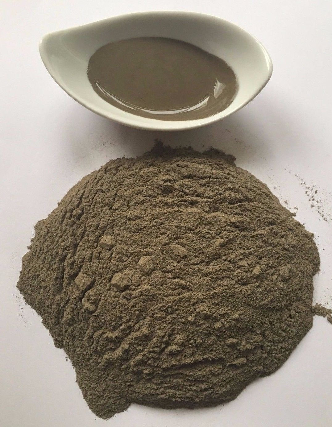Nature & Traditions Moroccan Lava Clay Green/Grey Pure Atlas Mountain Mask Powder All Natural (100g)