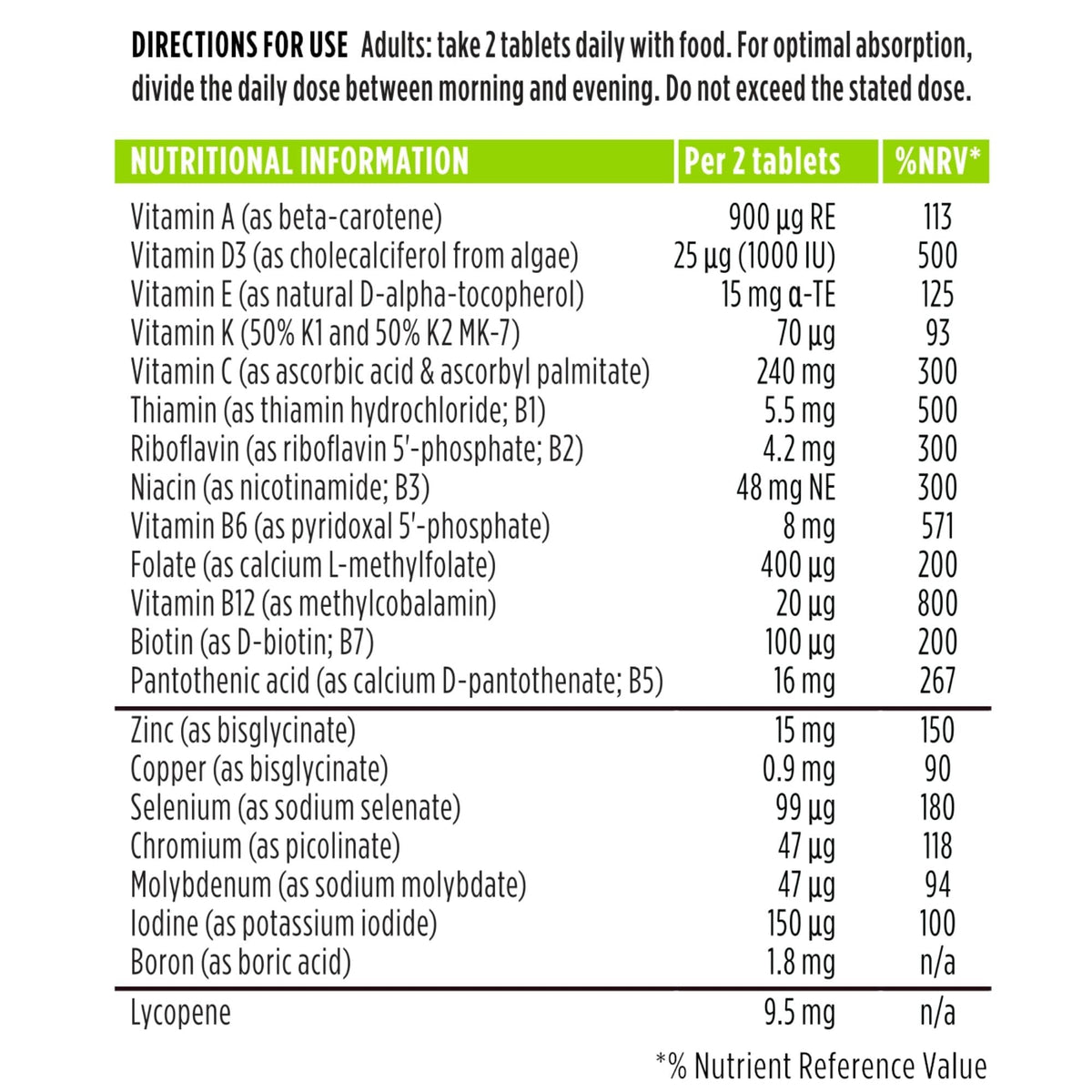Igennus Healthcare Nutrition Igennus Methylated Men's Multivitamin, 21 Actives, Clean Label, All Day Nutrient Delivery, Expertly Formulated For Male Wellness, Energy & Heart Health, 180 Easy-to-Swallow Vegan Tablets,Non-GMO,Halal