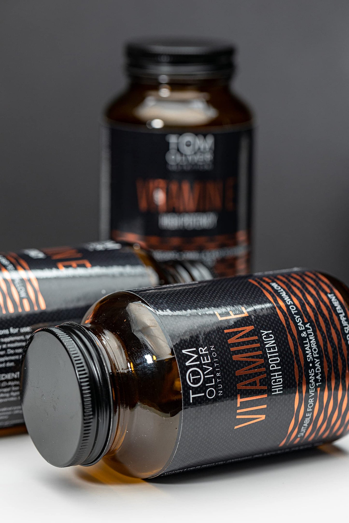 Tom Oliver Nutrition - Vitamin E 400IU High Potency, Highly Absorbable (60 Softgels) (1)