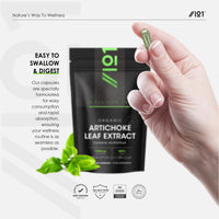 ALPHA01 Organic Artichoke Extract 7500mg - High Strength Cynara Scolymus Supplement - 90 Vegan Capsules (3 Months Supply) - Resealable and Recyclable Pouch - by Alpha01