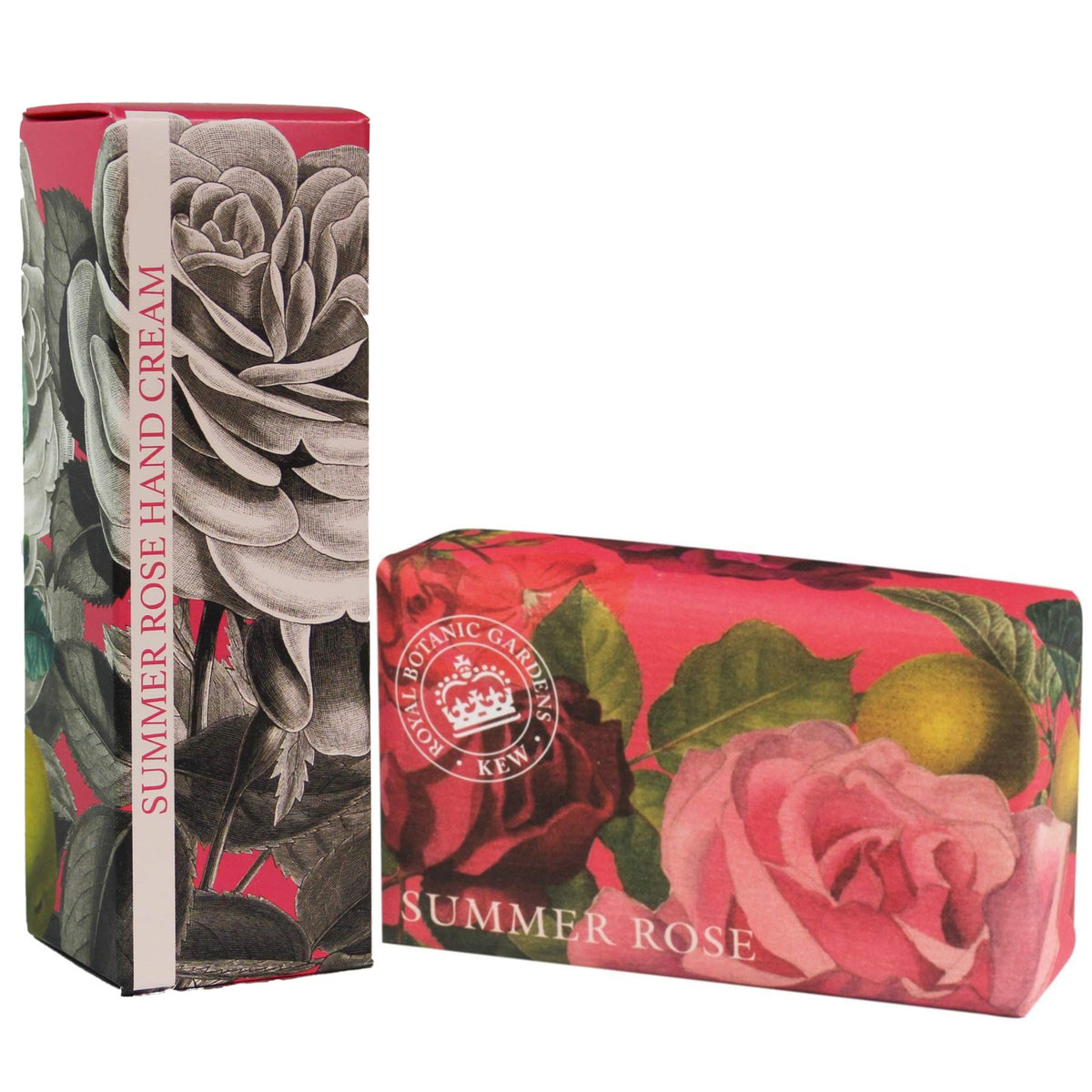 Kew Royal Botanic Gardens Royal Botanic Gardens KEW Hand Cream & Shea Butter Set - Summer Rose