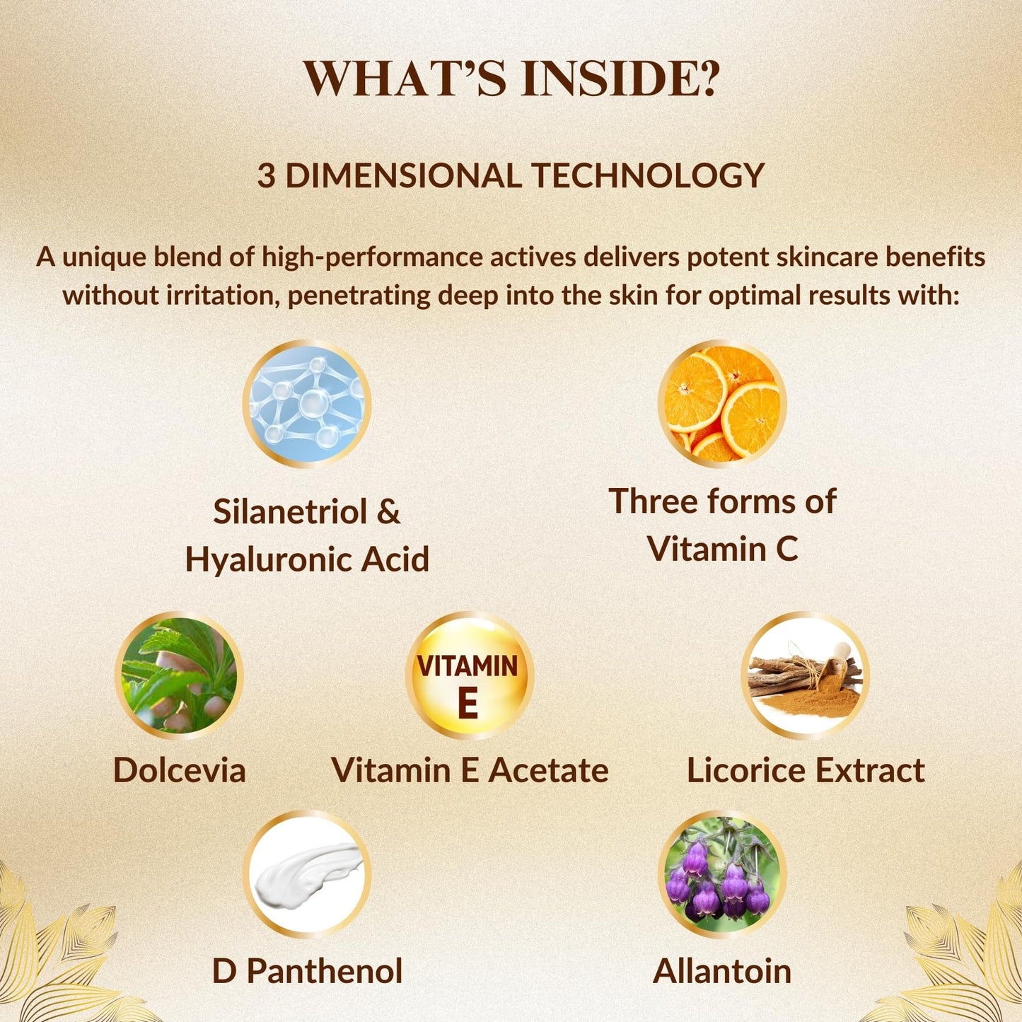 SKINSKA NATURALS - CEROC C3 Face Serum with 3 forms of Vitamin C, Hyaluronic Acid, Vitamin E for Skin Brightening, Uneven Skin Tone, Ideal Face Serum for Men & Women, 30ml