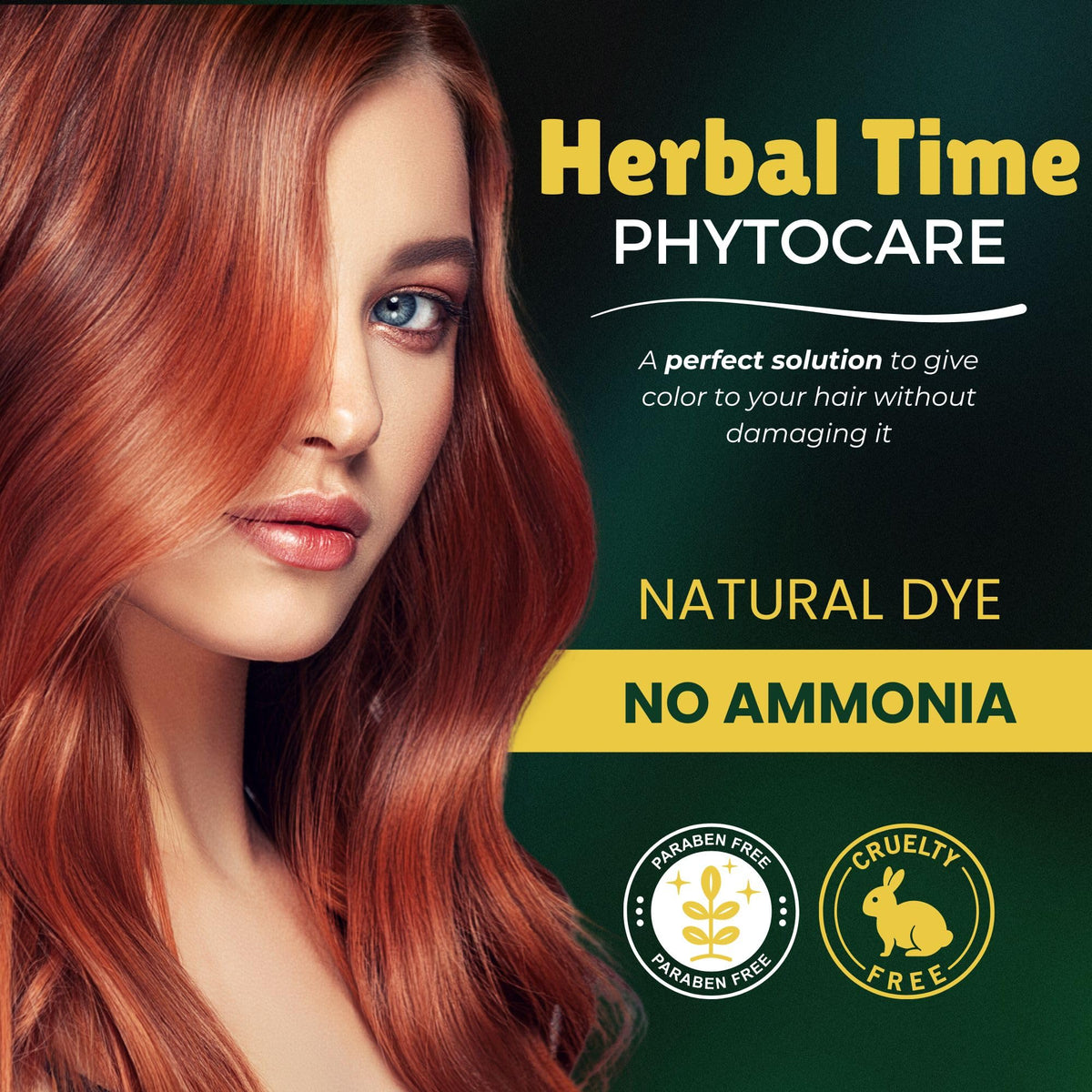 Herbal Time Phytocare Permanent Hair Dye Color Cocoa 5N | Professional Natural Hair Dye Kit | Nourish and Protect Your Hair | Ammonia, PPD and SLS Free | 124.5 ml
