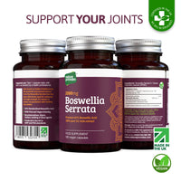 Nature Provides Boswellia Serrata Capsules 2000mg 5:1 Extract - 180 Vegan Caps - 6 Months Supply - 65% Boswellic Acid - Joint Support Supplement - Indian Frankincense