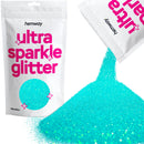 Hemway Ultra Sparkle Glitter Fluorescent Blue 100g Microfine | Glitter for Arts & Craft, Makeup, Nail Art, Crafting, Card Making, Sparkle Decoration
