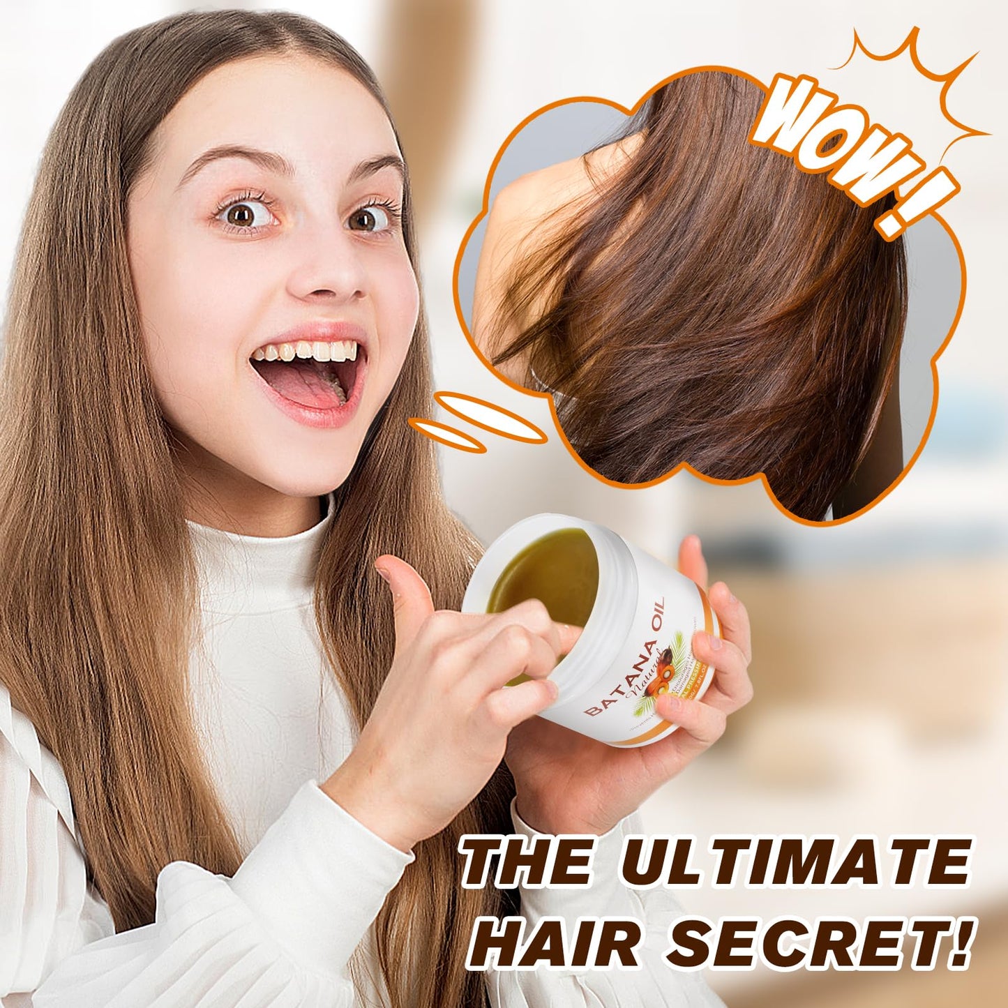 Tioueo Premium Batana Oil 220g- 100% Pure, Organic, Unrefined - Hair Growth,Prevent Hair Loss & Skin Care Elixir