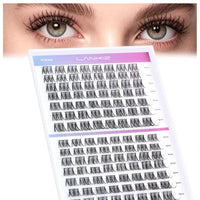 LANKIZ Cluster Lashes,Lankiz Individual Eyelashes C+D Curl 10-16mm Reusable DIY Individual Lashes Hypoallergenic Eyelash Clusters for Daily Wear and Events(Hybird)
