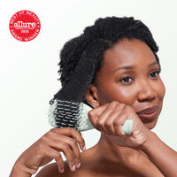 Tangle Teezer Extra Gentle Ultimate Detangler Hairbrush for Wet & Dry Hair - With Unique Wide-Spaced Teeth for Gentle & Effective Detangling - For Less Hair Fall & Breakage - Eucalyptus