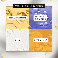 Olay Moisturiser Gift Bag, Womens Skin Care Gift Sets & Kits, Vitamin C + AHA 24 Face Cream 50ml & Retinol 24 Night Cream 50ml for Bright & Smooth Skin, Free Make Up Bag & Gua Sha