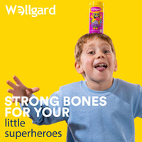 Wellgard Kids Vitamin D3 Gummies - 2 Month Supply - Vegan Chewable Vitamin D Gummies, Mixed Berry Flavour