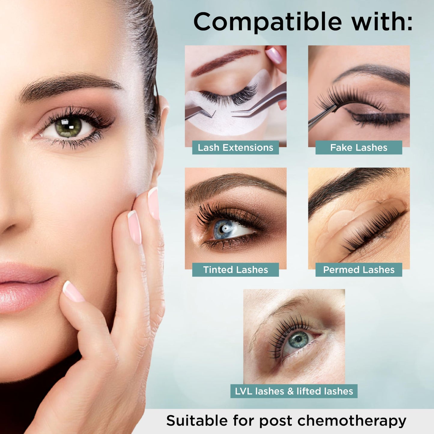 Trinsic Natural Lash Serum - Rapid Growth with Multi-Peptide, Biotin & Hyaluronic Acid - Enhancing & Conditioning Eyelash Serum for Thicker, Longer & Healthier Lashes - Gentle & Safe Advanced Formula