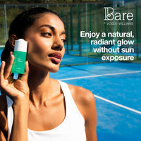 Bare by Vogue Bare By Vogue Face Tanning Drops - Medium/Dark, Customisable Sun-Kissed Glow - Infused with Green Tea, Chamomile, and Pomegranate Extract - For Smooth, Hydrating & Radiant Skin (30ml)