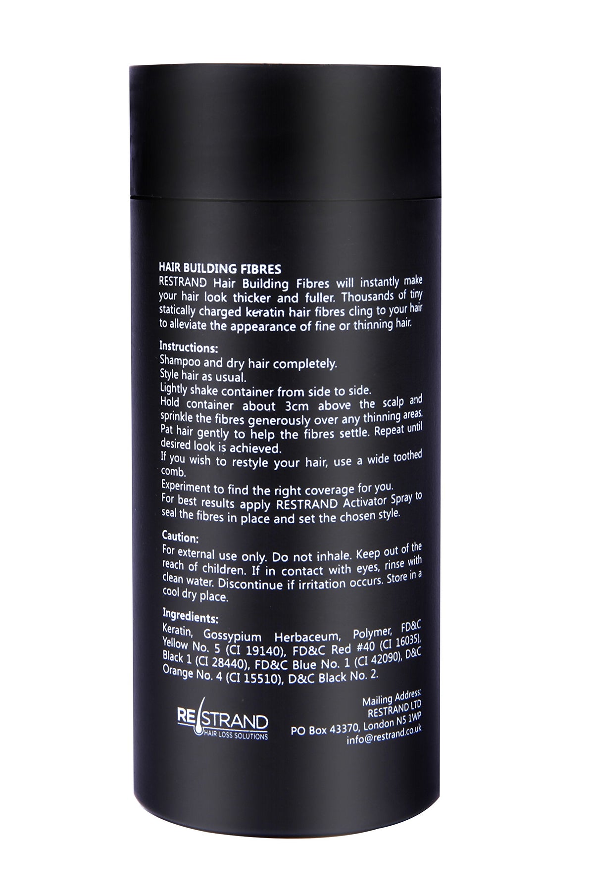RESTRAND Hair Building Fibres. The Latest Generation of Fibres. Instantly Hide Hair Loss. 14 Colours Available, Large 28g Pot. (Light Brown)