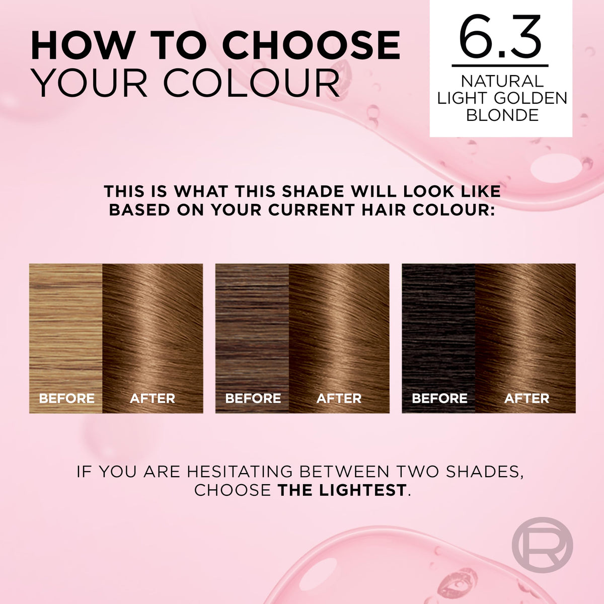 L'Oreal Paris L'Oréal Paris Excellence Crème Permanent Hair Dye, Radiant At-Home Hair Colour with up to 100% Grey Coverage, Pro-Keratin, Up to 8 Weeks of Colour, Colour: 6.3 Natural Light Golden Blonde