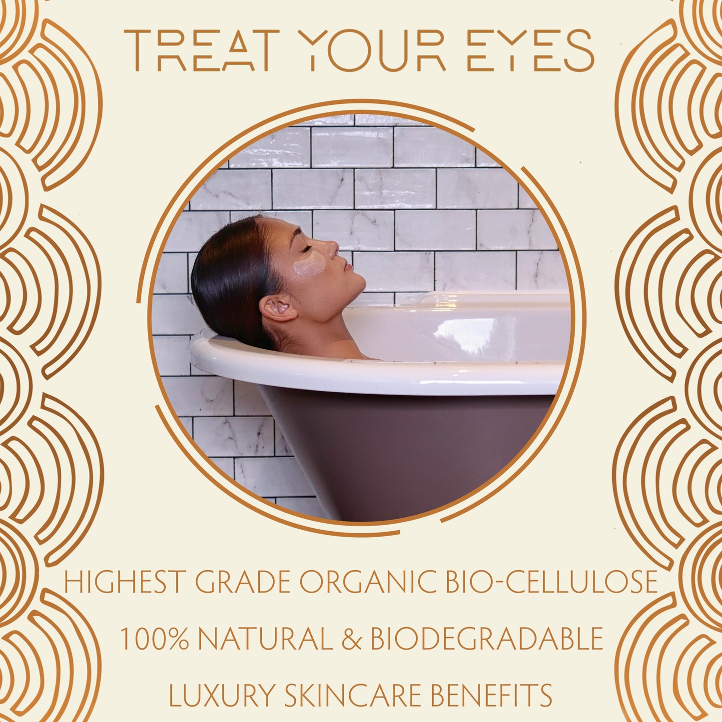 SKIMONO Radiance Recovery Eye Mask 1x5ml - Single Eyemask Eye Patch for Face Care, Brightens, Moisturises, and Softens Fine Lines