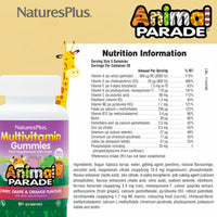 Nature's Plus NaturesPlus Animal Parade Kids Gummies - All Natural Gummies Multivitamin for Children - Gluten Free, Vegetarian, Non GMO - 90 Gummies