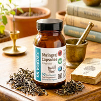 DR WAKDE's DR WAKDE'S Bhringraj Capsules for Hair Growth & Liver Support | Eclipta Alba | 60 Veg Caps | Pure Ayurvedic Herb | Zero Additives, Zero Fillers | Vegan | Made in UK