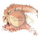 Palladio Sunkissed Highlighter, Creamy Soft Makeup Powder, Radiant Shades, Sculpts and Defines Facial Glow, Highlights, Achieves a Luminous Natural Glow, Long Lasting (Soulmate)