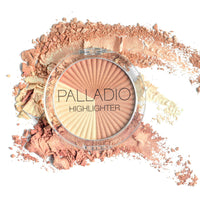 Palladio Sunkissed Highlighter, Creamy Soft Makeup Powder, Radiant Shades, Sculpts and Defines Facial Glow, Highlights, Achieves a Luminous Natural Glow, Long Lasting (Soulmate)