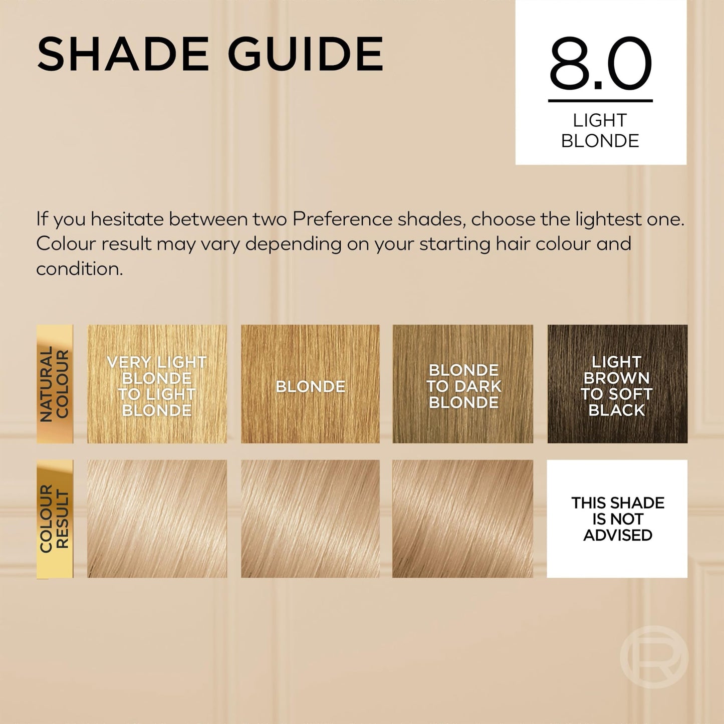L'Oreal Paris Preference Hair Dye, Long Lasting Brilliance, Luminous Permanent Rich Hair Colour, Achieve radiant, Salon-Inspired Results Shade: 8, California