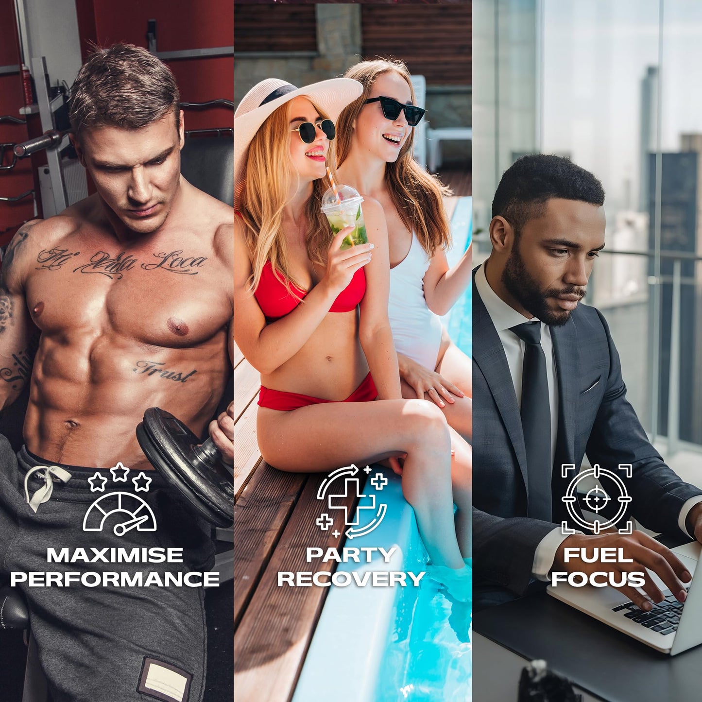 DETOXY BEAR LTD Hydromax Electrolytes Gummies – 60-Count Electrolyte and 1500mcg B12 Vitamin Gummies – Soft Chewable Gummies for Energy Support, Hydration Boost, Muscle Recovery