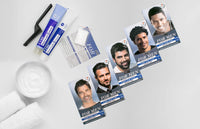FYNE - Natural Black Permanent Hair Colour | Grey Hair Colouring for Men with Comb Applicator Included | Natural-Look Hair Dye | No Mixing Ready to Apply | Ammonia and Cruelty-Free