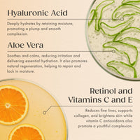 Satin Naturel Vitamin C Serum 100 ml – Anti-Age Face Serum with Retinol, Hyaluronic Acid & Organic Aloe Vera – For Dark Spots & Wrinkles – For Radiant Skin – Vegan & Natural Cosmetics