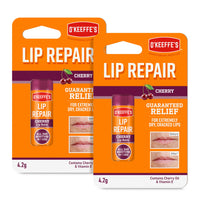 O'Keeffe's Lip Repair Cherry Lip Balm 4.2g (2 Pack)