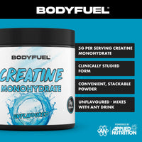 Applied Nutrition BodyFuel Creatine Monohydrate Powder, Increases High-Intensity Physical Performance, Unflavoured (300g - 60 Servings)