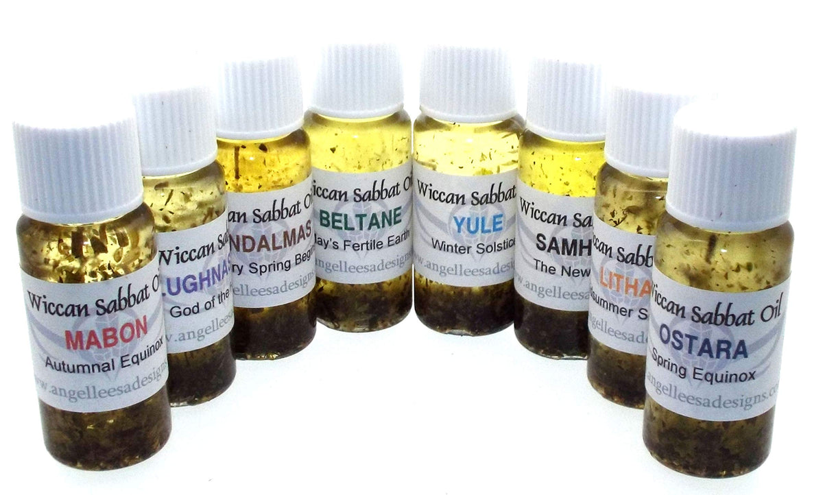 Angelleesa | Full Set of Eight Wiccan Sabbat Magickal Incense Oils