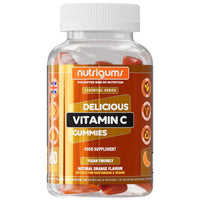 Nutrigums Vitamin C 80mg Gummy | Orange Flavour | 60 Vegan Gummies | Immune, Energy & Collagen Formation Support by NUTRIGUMS®