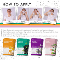 Pack of 20 Happy Skin Sheet Face Masks for all Skin Types | Over 1 Million Sold | x5 Detoxifying Charcoal | x5 Brightening Rose & Green Tea | x5 Lavender & Chamomile | x5 Vitamin C Orange & Ginger