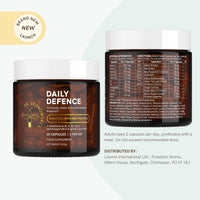 Dr Sosnowski's Dr. Sosnowski's Daily Defence Immunity Supplements | Essential Daily Multi-Vitamin with Bee Propolis, Pollen & Royal Jelly, Vegetable Capsules, 60ct
