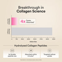 Wellbeing Nutrition Beauty Collagen with Hyaluronic Acid | Collagen Supplements for Women & Men | Collagen Powder with Biotin and Vitamins for Skin Radiance & Anti-Aging | 250g-Strawberry Watermelon