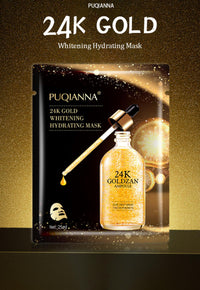 IMKRC 24K Gold Mask, Face Sheet Mask, Skin Care Masks, Hydrating, Whitening, Anti-Aging, Puffiness, Moisturizing, Deep Tissue Rejuvenating, Soothing Firming Face Masks