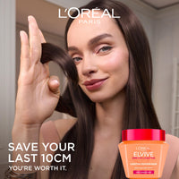 L'Oreal Paris Elvive Dream Lengths Hair Mask, Nourishing & Strengthening Treatment, Enriched with Castor Oil, For Long, Damaged Hair 300ml