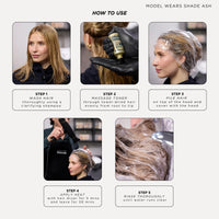 Jerome Russell Bblonde SILVER Non-Permanent Hair Toner | Neutralises Yellow & Brassy Tones | Salon-Quality Cool Blonde Results | Vegan | 75ml