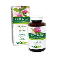 Pink Rock Rose (Cistus incanus) herb NATURALMA | 150 g | 300 Tablets of 500 mg | Food Supplement | Natural and Vegan