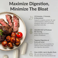 BIOptimizers BiOptimizers MassZymes | Digestive Enzyme Supplement | 120 Capsules