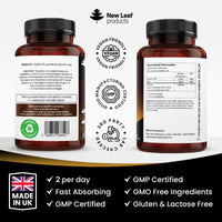Shilajit Gummies - Enriched with Zinc & Vitamin B6 - High Strength 3000mg Pure Himalayan Shilajit Gummies Providing 50mg Fulvic Acid - Berry Flavoured, Vegan Shilajit Gummies by New Leaf