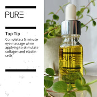 Regenerate & Boost Eye Serum from PURE Spa Skincare 15ml - Vegan, Anti-Ageing Eye Serum with Argan Oil and Vitamin A to Plump and Hydrate