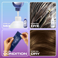 Clairol Nice'n Easy Tone+Gloss Semi Permanent Hair Dye - 611/75 Light Ash Brown