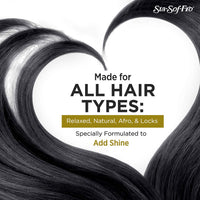 Sta-Sof-Fro Sta Sof Fro Permanent Hair Color Cream, Shiny Black - Pack of 3