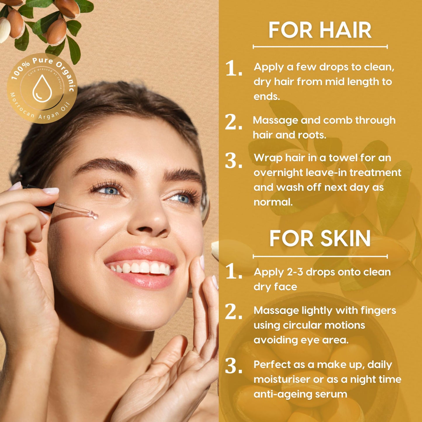 Truly Moroccan ARGAN OIL 100% Pure 100ml